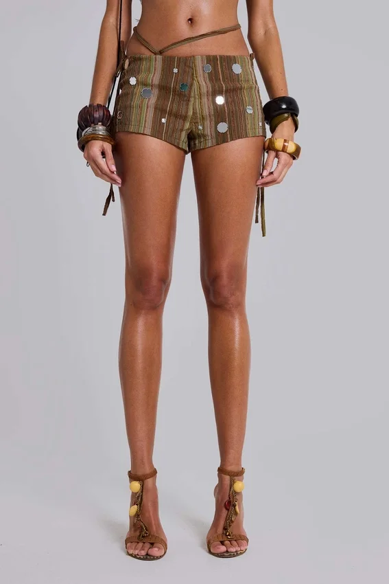 Myrica Mirror minishorts