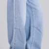 Nailed Studded Colossus Jeans i ljusblå tvätt