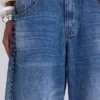 Nailed Studded Colossus Jeans i mellanblå tvätt