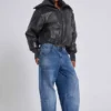Nailed Studded Colossus Jeans i mellanblå tvätt