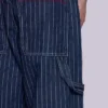 Navy Ollie Pinstripe XL Colossus Jeans