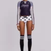 Nr 13 fotbollsminishorts med prickar