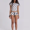 Nr 13 fotbollsminishorts med prickar