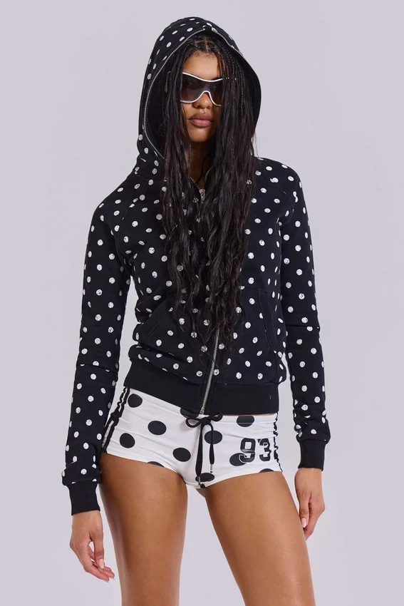 Nr 13 fotbollsminishorts med prickar