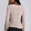 Oatmeal Haze Henley-tröja