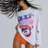 Off-Side Airbrush Airtex oversized-T-shirt