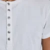 Off White Haze Henley-T-shirt