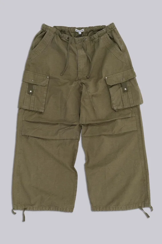 Olive XL Parachute Cargo-byxor