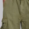 Olive XL Parachute Cargo-byxor