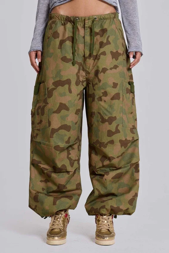 Parachute Pants i anka-kamouflage