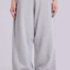 Petite gråmelerade, baggy Monster Joggers