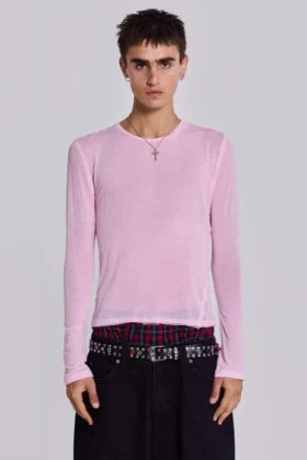 Pink Mist långärmad topp