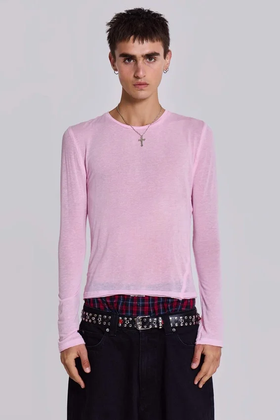 Pink Mist långärmad topp