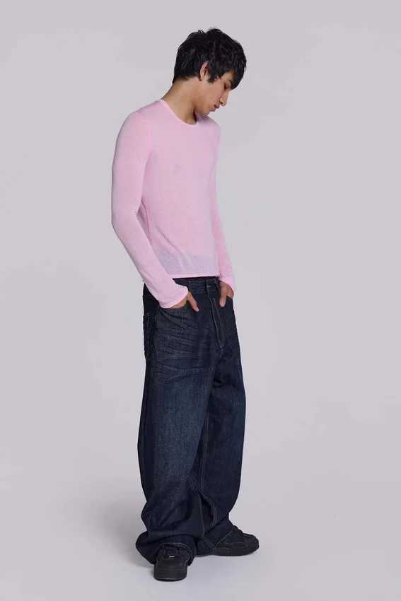 Pink Mist långärmad topp