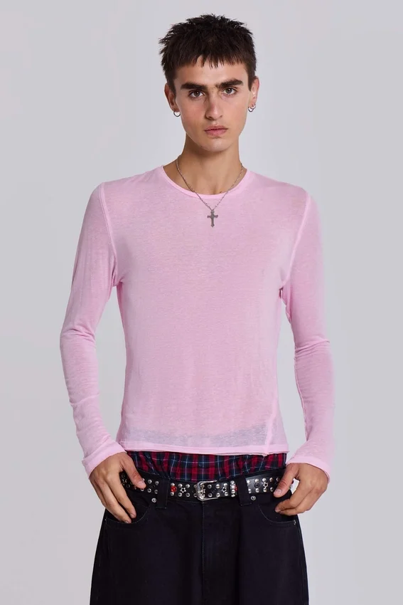 Pink Mist långärmad topp