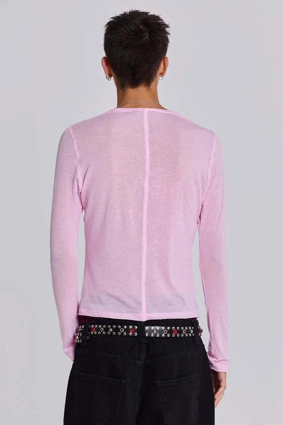 Pink Mist långärmad topp