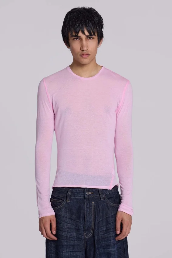 Pink Mist långärmad topp