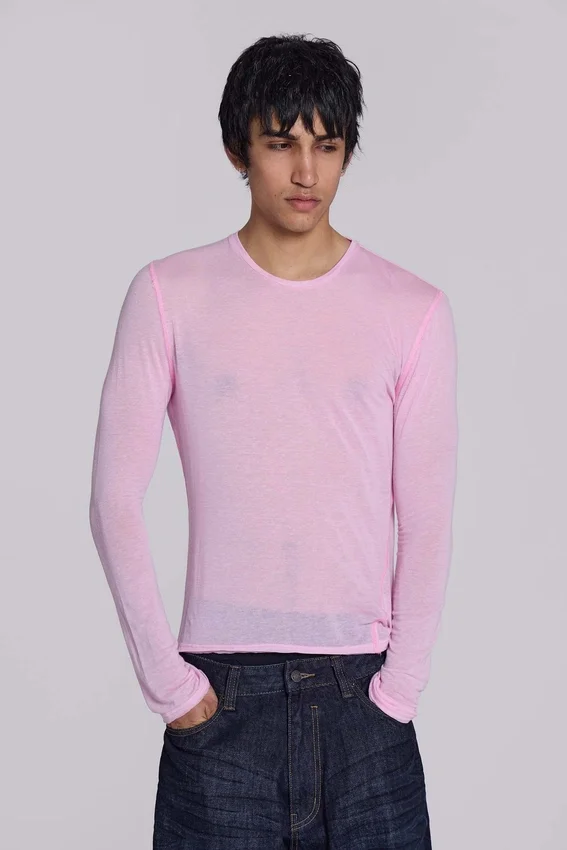 Pink Mist långärmad topp