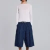 Pinstripe Denim XL Goliath Shorts