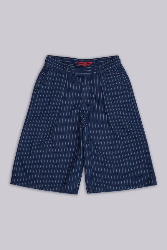 Pinstripe Denim XL Goliath Shorts