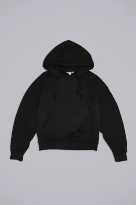 Pullover Bitten-hoodie i svart