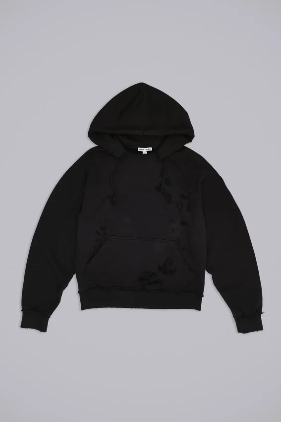Pullover Bitten-hoodie i svart