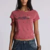 Rally Distressed Embellished Tee