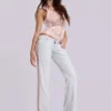 Ramona-väst i rosa med burnout-effekt