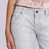 Ramona-väst i rosa med burnout-effekt