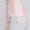 Ramona-väst i rosa med burnout-effekt