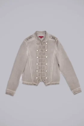 Rebel Military Jacket i lera