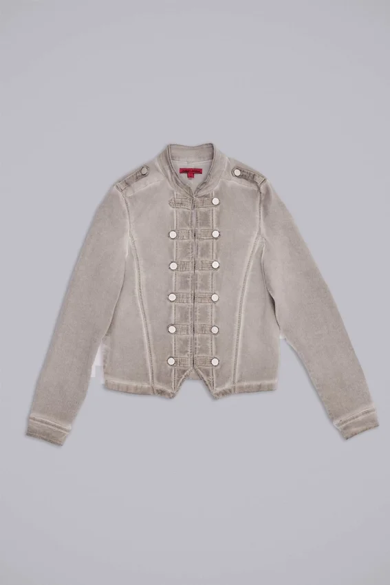 Rebel Military Jacket i lera