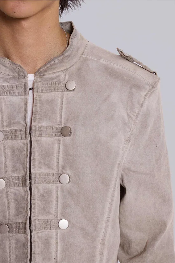 Rebel Military Jacket i lera