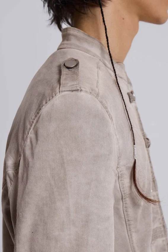 Rebel Military Jacket i lera