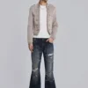 Rebel Military Jacket i lera