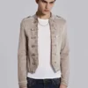 Rebel Military Jacket i lera