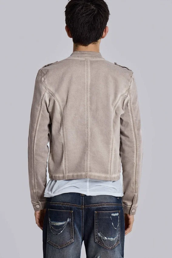 Rebel Military Jacket i lera