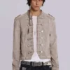 Rebel Military Jacket i lera
