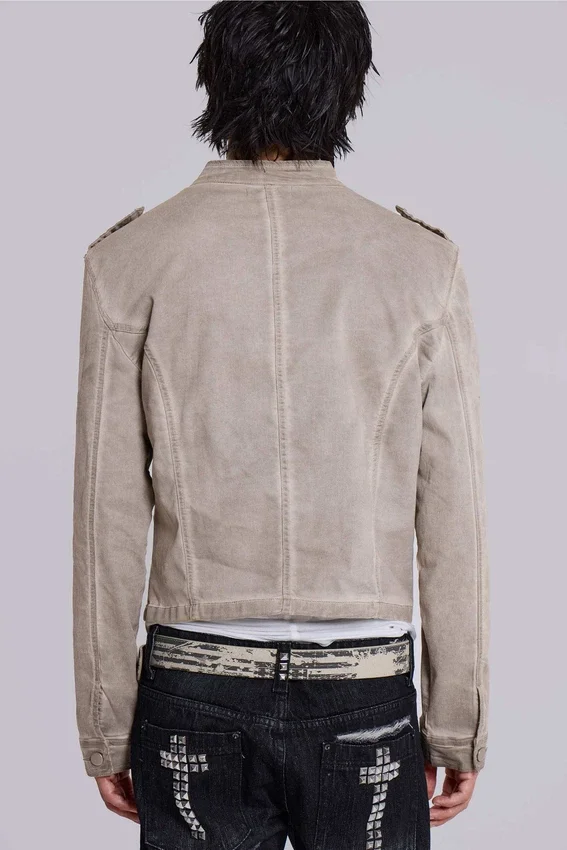Rebel Military Jacket i lera