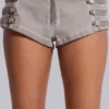 Rebel Military minishorts i färgen Clay