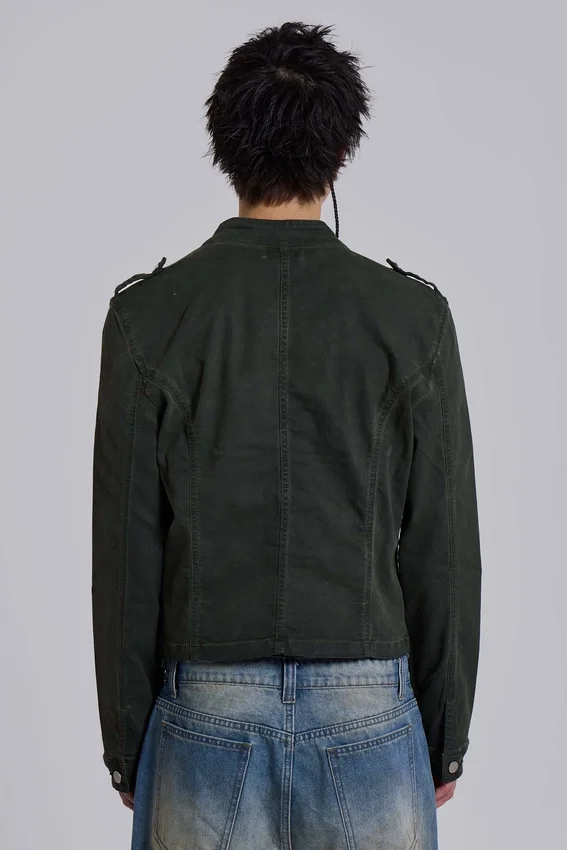 Rebel militärjacka i khaki