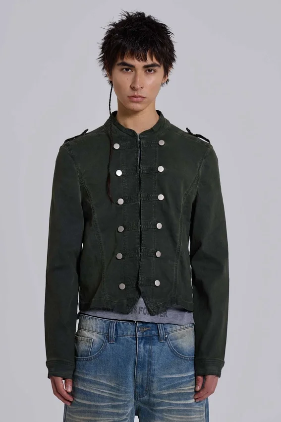 Rebel militärjacka i khaki