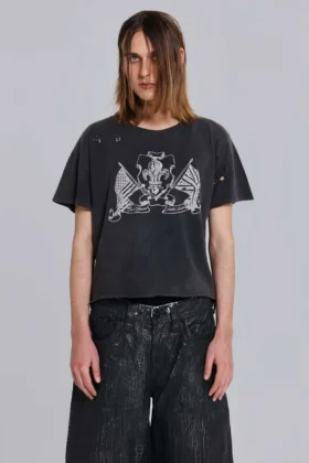 Rock Revival Distressed National kort T-shirt