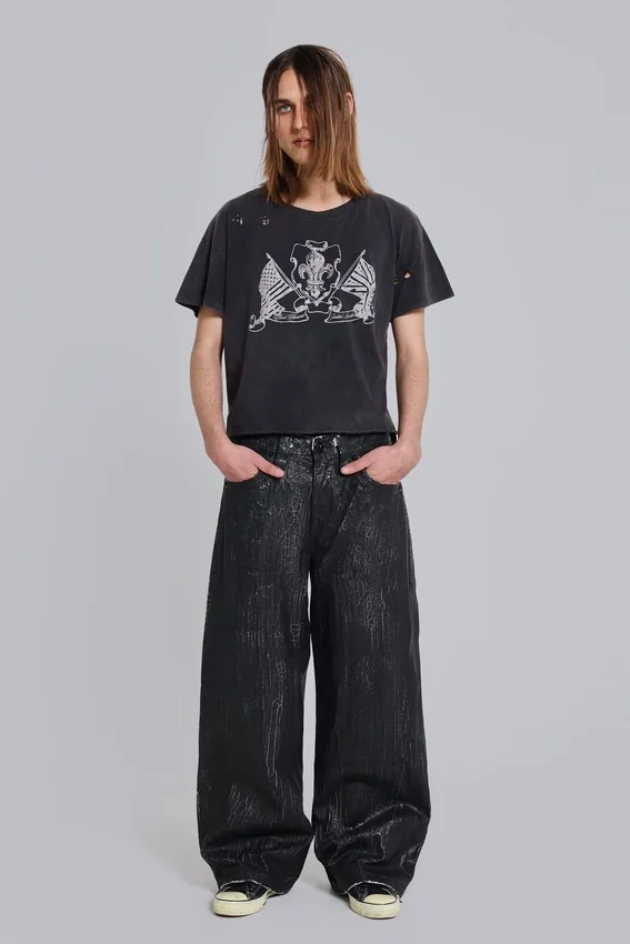Rock Revival Distressed National kort T-shirt