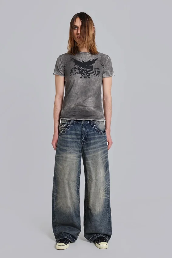 Rock Revival Faded Eagle T-shirt