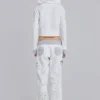 Rock Revival grafisk hoodie med nitar