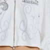Rock Revival grafisk hoodie med nitar