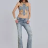 Rock Revival Madison Bootcut-jeans med dekorationer