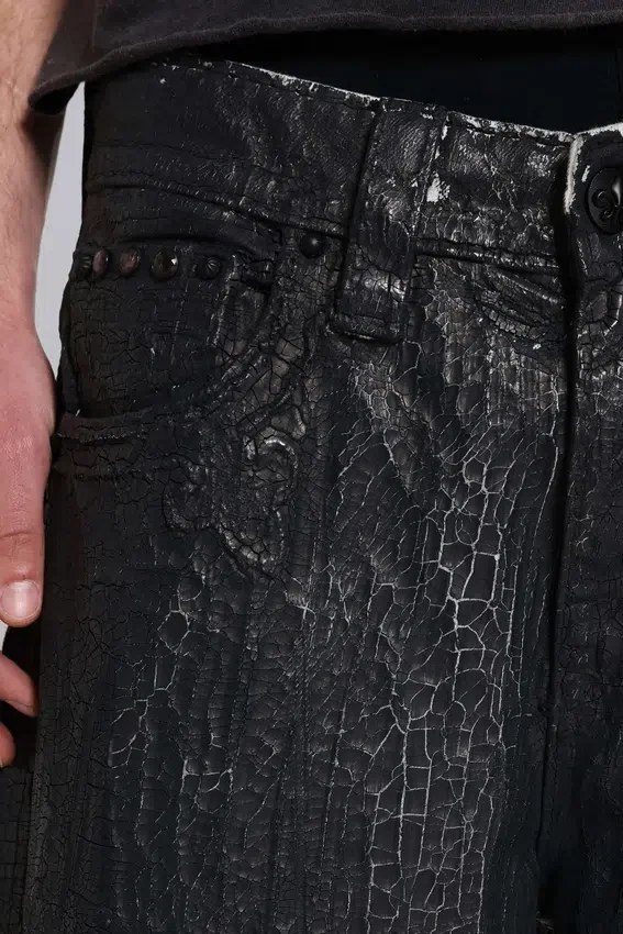 Rock Revival Moto Wax-Jeans