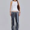 Rock Revival Patchwork Flag Rider-Jeans